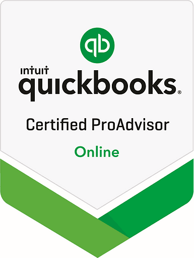 Official QuickBooks Online ProAdvisor certification badge